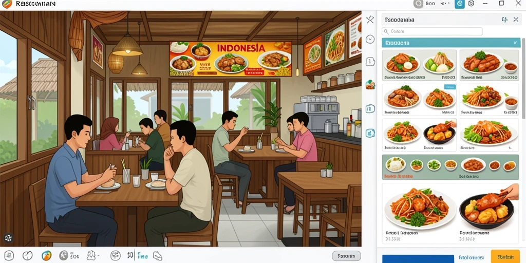 Tampilan antarmuka yang user-friendly dan menarik.