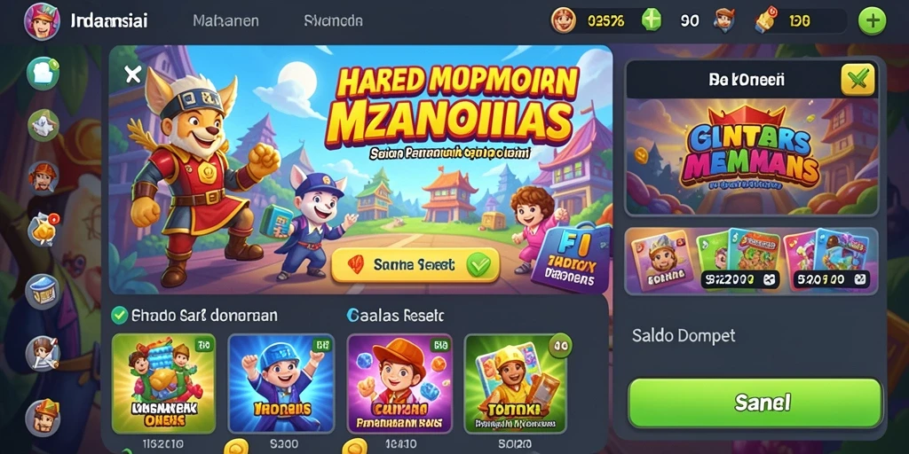 Tampilan utama aplikasi FAV77 yang menarik.