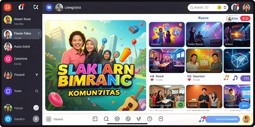 Tampilan utama aplikasi JARUM77 yang menarik.