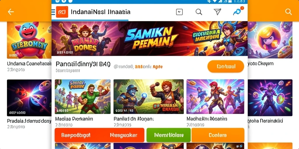 Tampilan awal yang menarik dan intuitif.