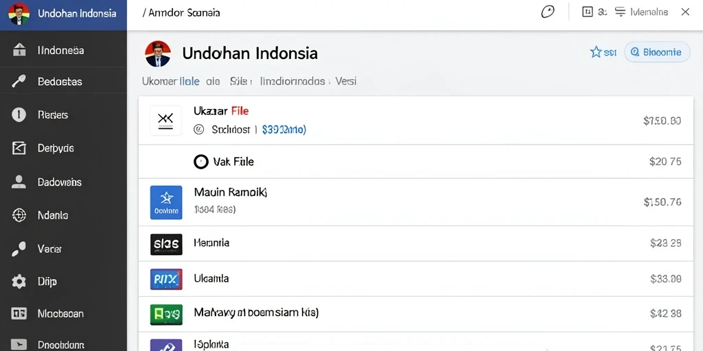 Tampilan antarmuka modern dan fungsional.