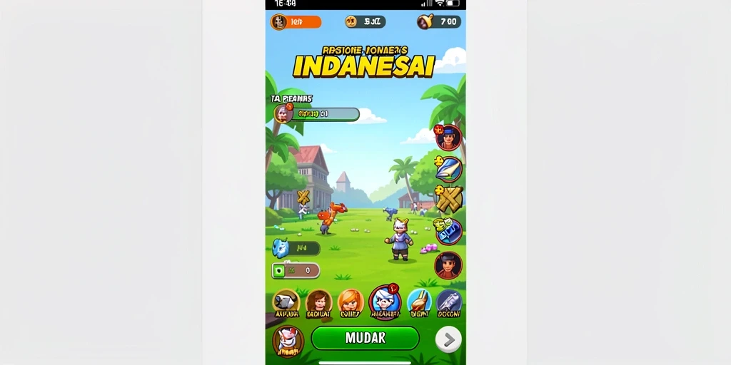 Tampilan awal yang menarik dengan grafis berkualitas tinggi.