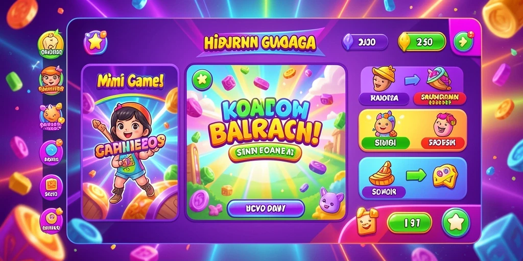 Tampilan awal game WIRANAGA yang epik.